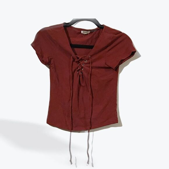 Maroon T Shirt Women’s Size S - Picture 1 of 2